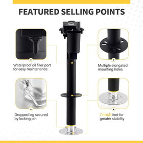 Pafessa mounting flange and included hardware displayed for easy universal installation