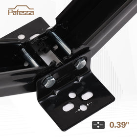Pafessa mounting plate hole pattern shown for easy bolt-on fit and universal compatibility