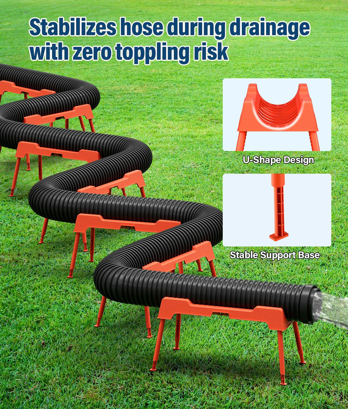 PAHTTO detail of foldable leg demonstrating compact storage and stable footing