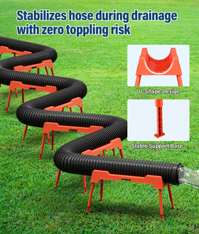PAHTTO detail of foldable leg demonstrating compact storage and stable footing