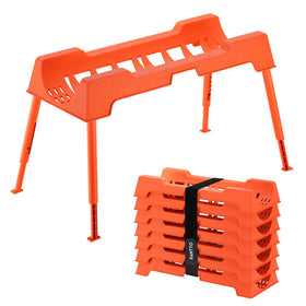 PAHTTO front view of assembled support showing stable hose alignment and quick drainage