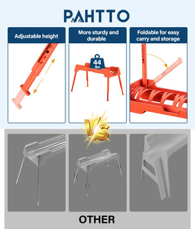 PAHTTO in use at an RV dump station showing secure hose positioning and clean setup