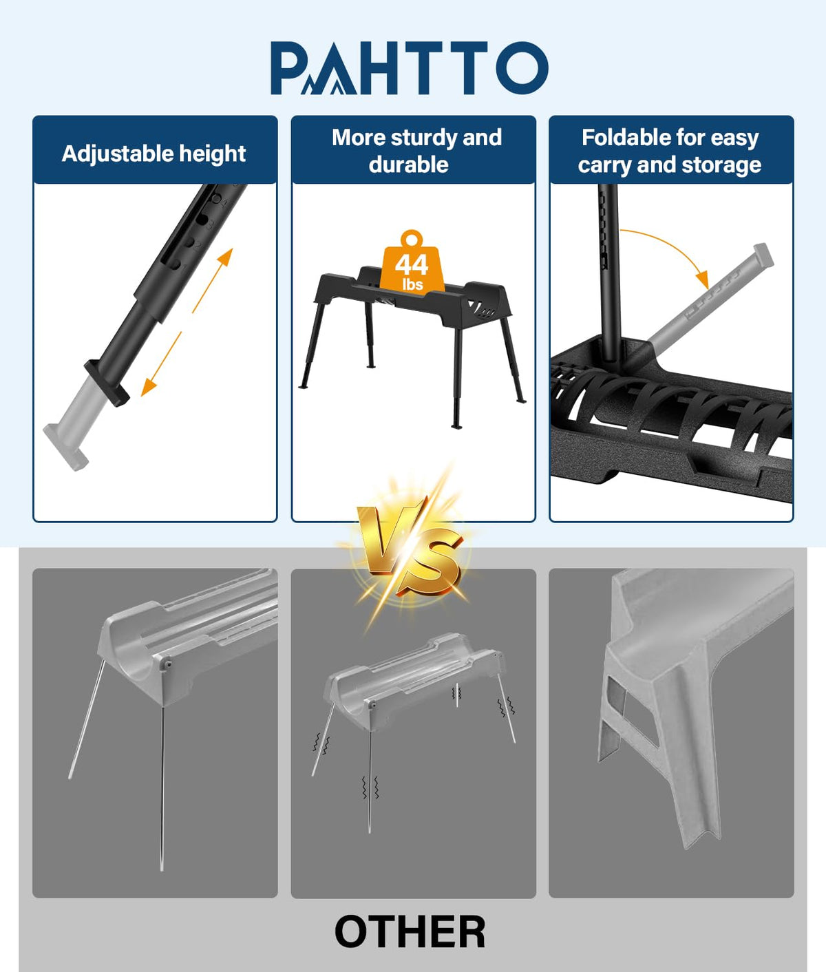 PAHTTO scale comparison with a hand showing compact size and lightweight portability