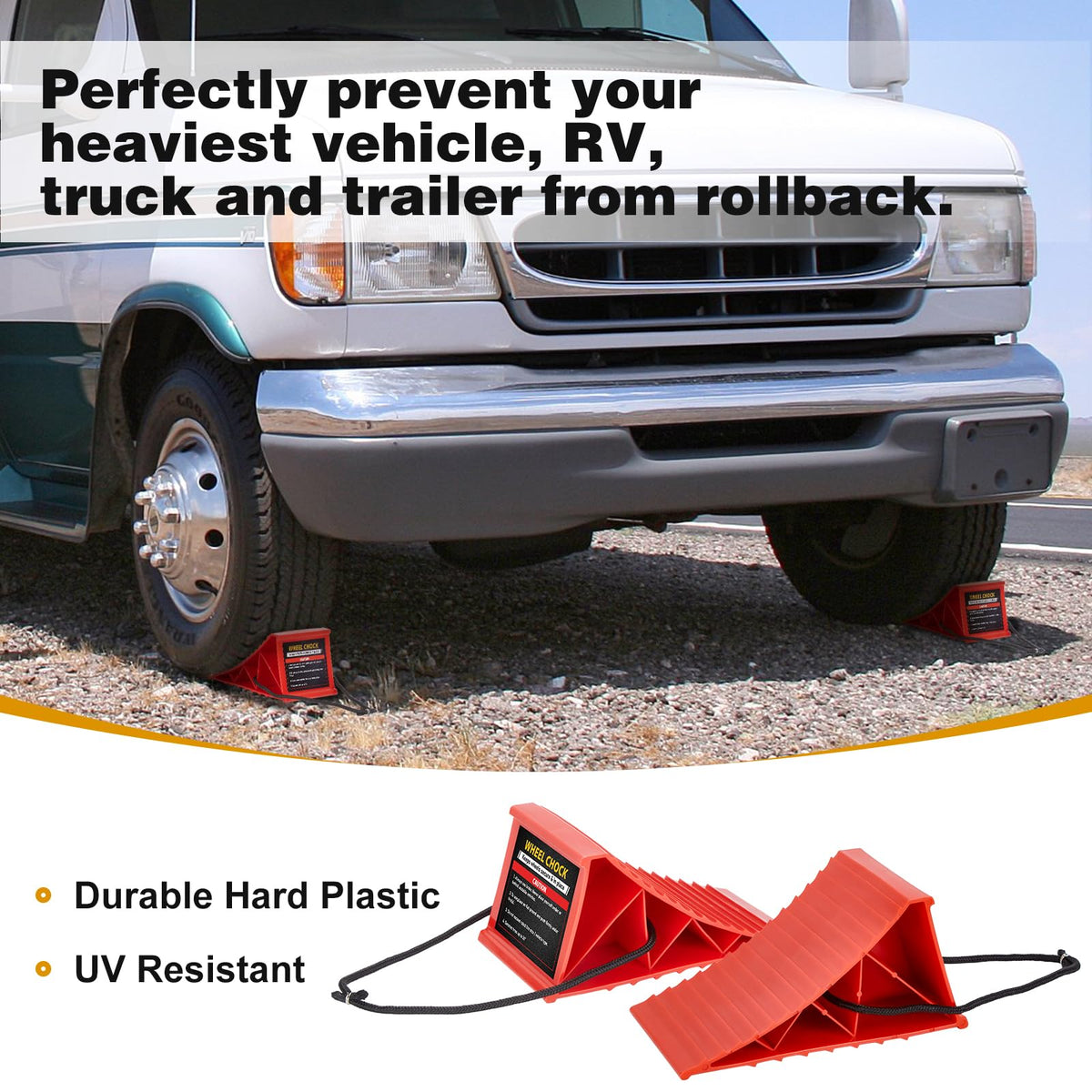 PAHTTO stacked chocks in storage showing space-saving portability benefit