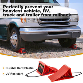 PAHTTO stacked chocks in storage showing space-saving portability benefit