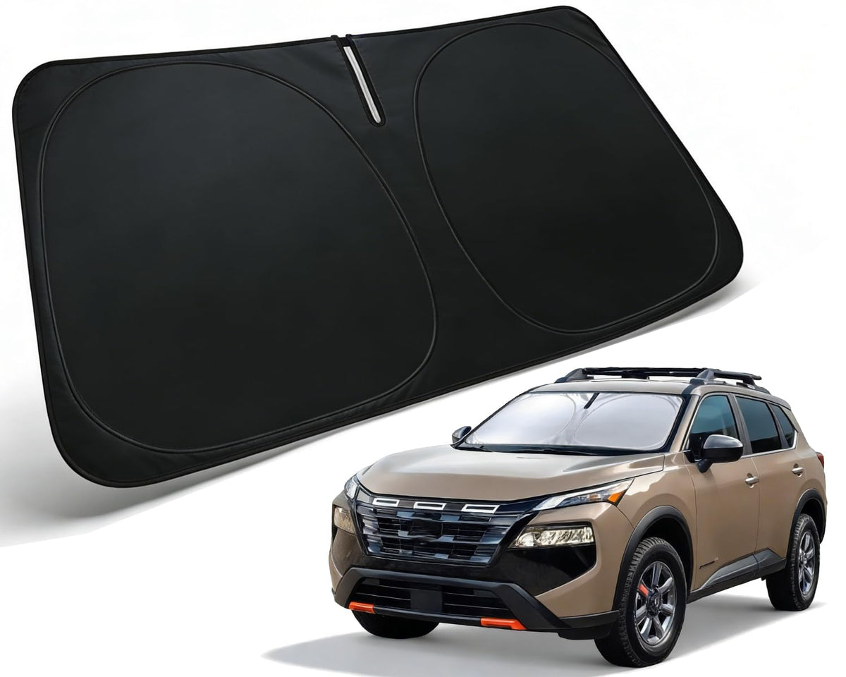 PAIMOHO front view showing custom fit for Nissan Rogue and clear protection