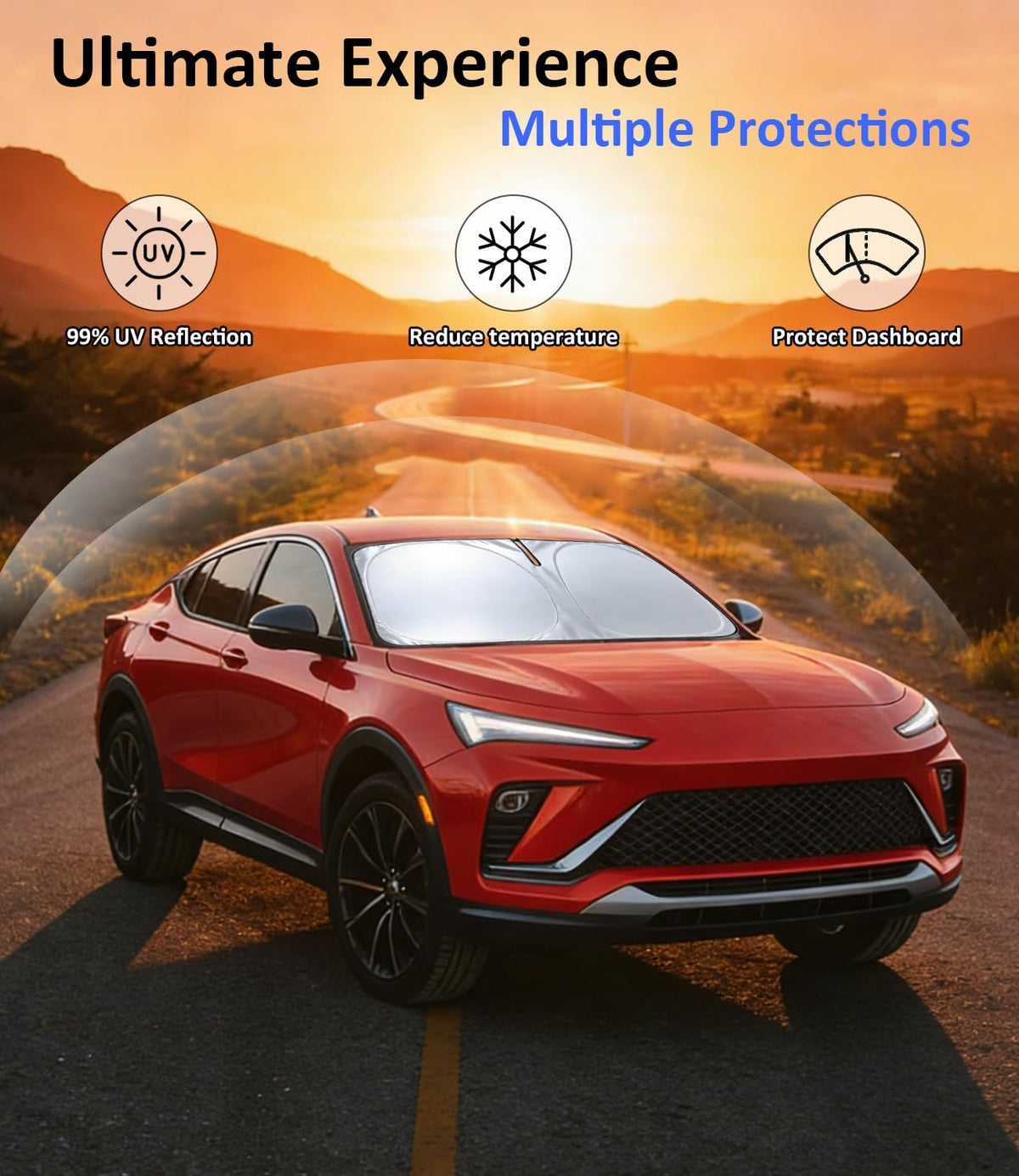 PAIMOHO installed in Buick Envista windshield showing full coverage