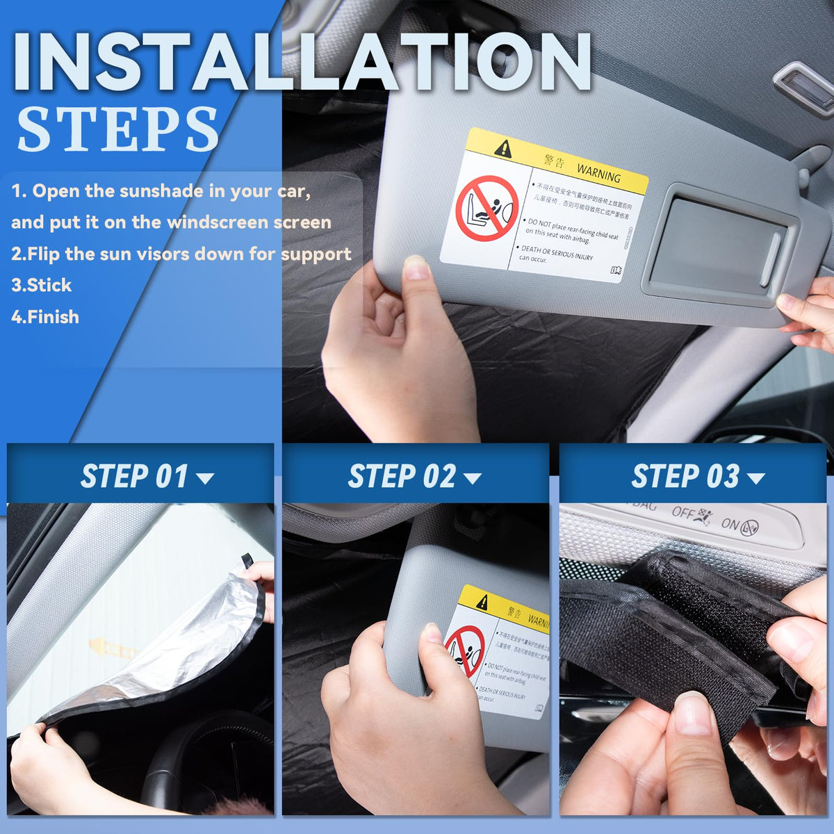PAIMOHO installed in Jeep Compass illustrating easy fit and stability