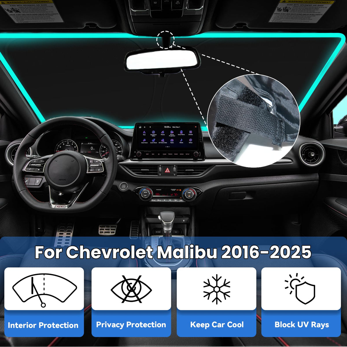 PAIMOHO close-up reflective silver surface showing heat-reflecting benefit