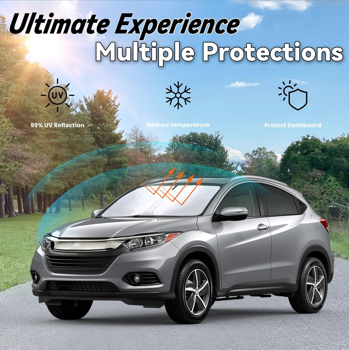PAIMOHO installed inside HR‑V showing snug placement and interior protection