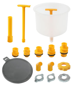 PAIYUE funnel kit front view showing complete set and quick identification benefit