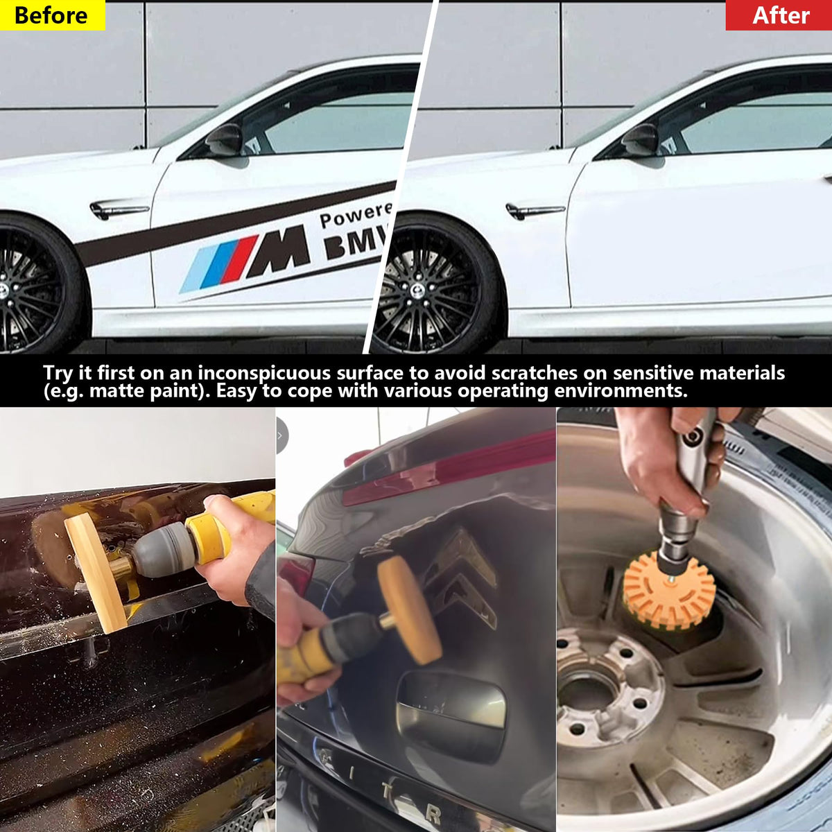 Pakeed geared rubber wheel detail highlighting aggressive adhesion removal capability