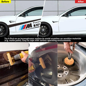Pakeed geared rubber wheel detail highlighting aggressive adhesion removal capability