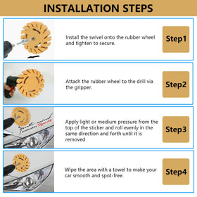 Pakeed lifestyle detailing setup with wheels, drill, and cloth for efficient cleanup benefit