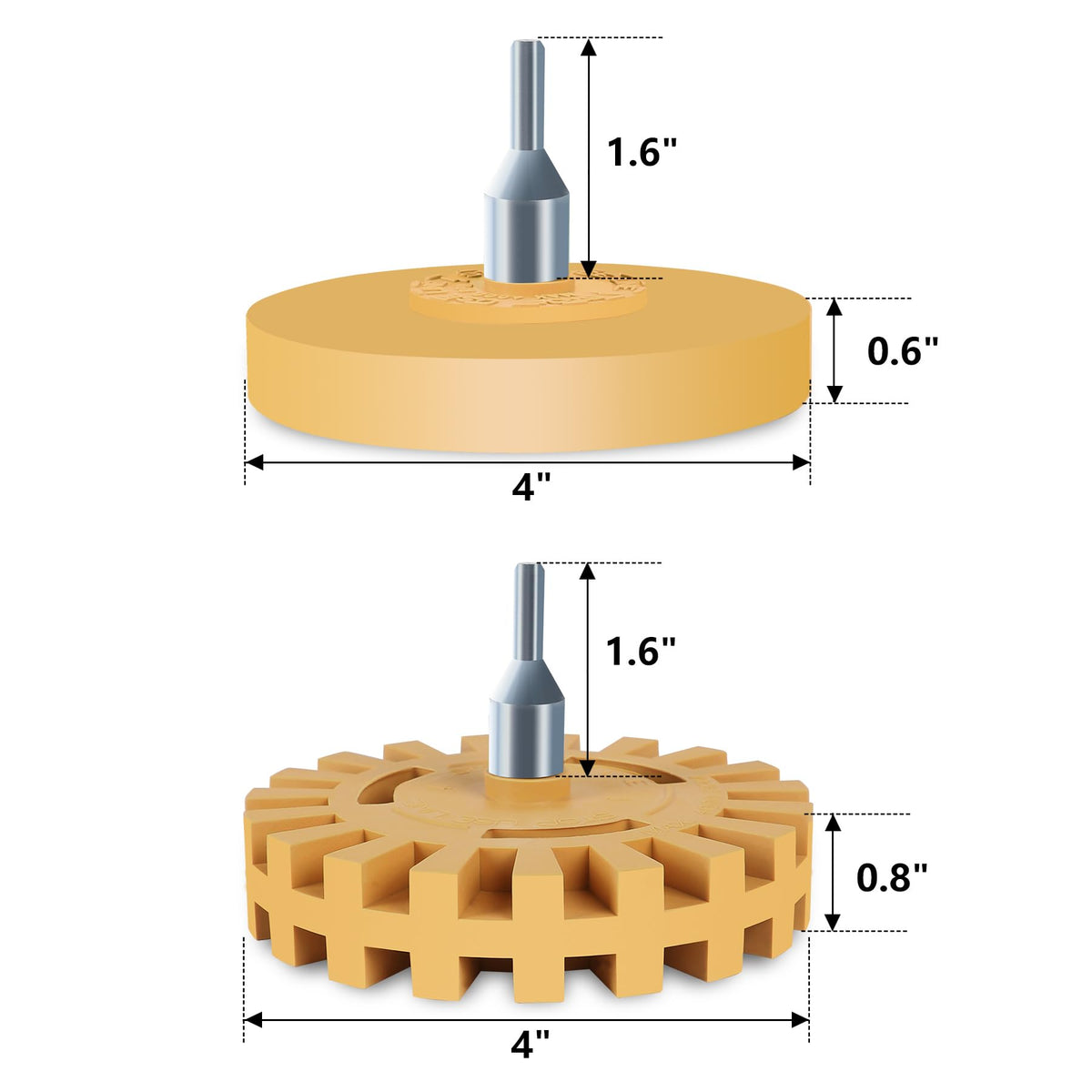 Pakeed wheel next to ruler for scale showing compact size and easy handling