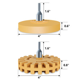 Pakeed wheel next to ruler for scale showing compact size and easy handling