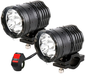 PAKRYS front face view showing LED array and strong forward beam benefit