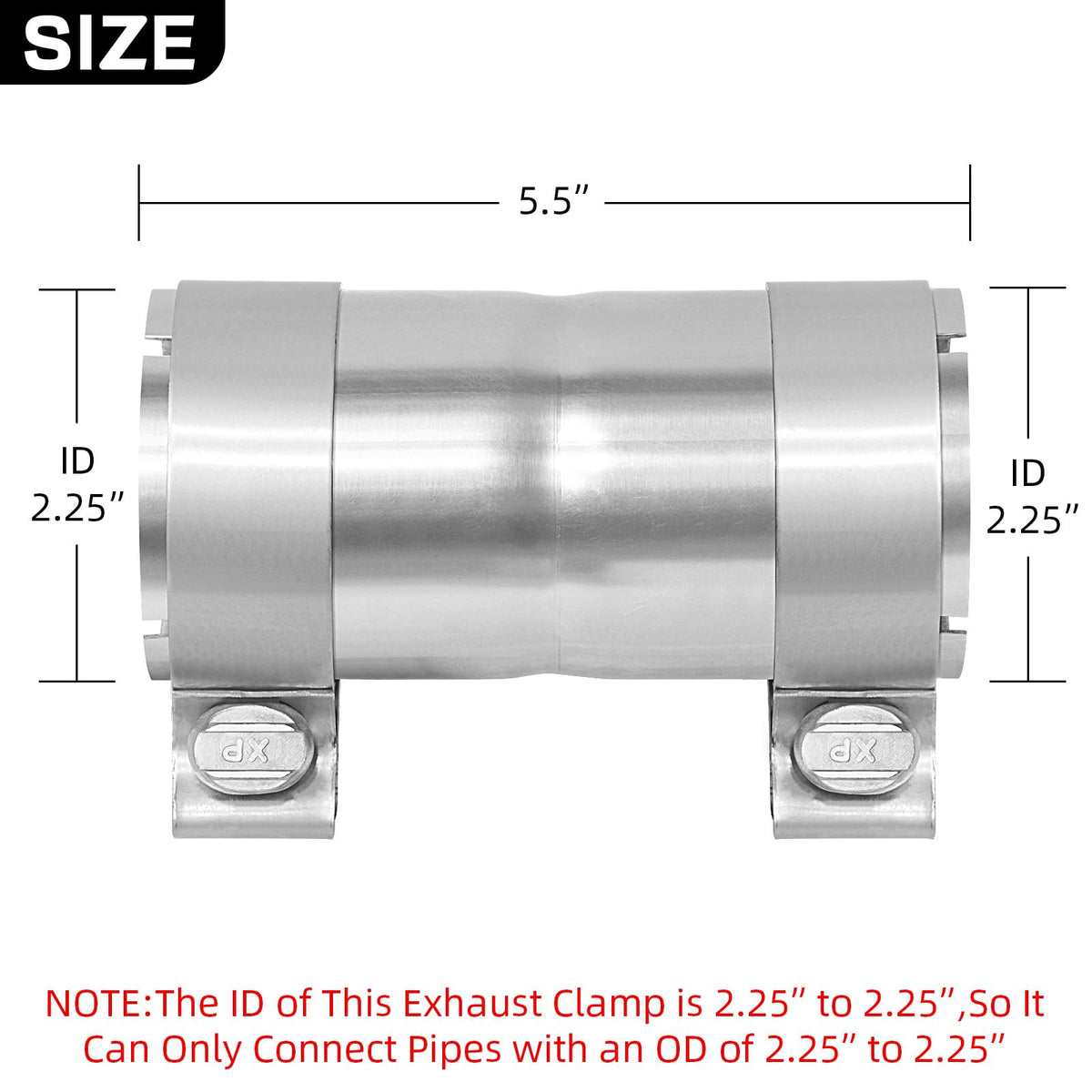 PALOZO clamp closeup with bolts showing secure tightening benefit