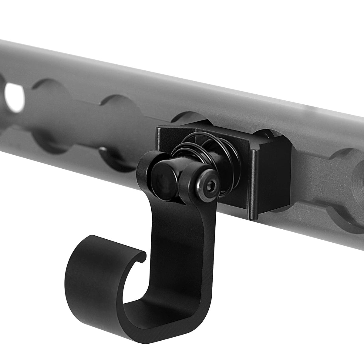 PALOZO close-up of anodized hook finish for corrosion resistance benefit