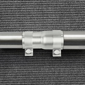 PALOZO adapter installed on exhaust pipes demonstrating simple repair