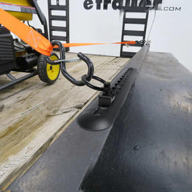 PALOZO lifestyle trailer scene showing secured cargo using the L-track fittings
