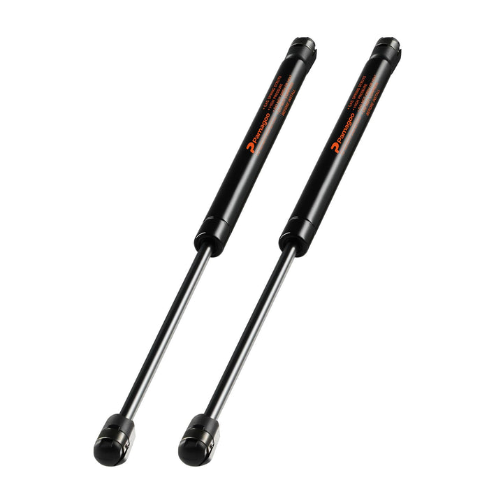 PAMAGOO front view of two gas struts showing packaging and new-condition reliability