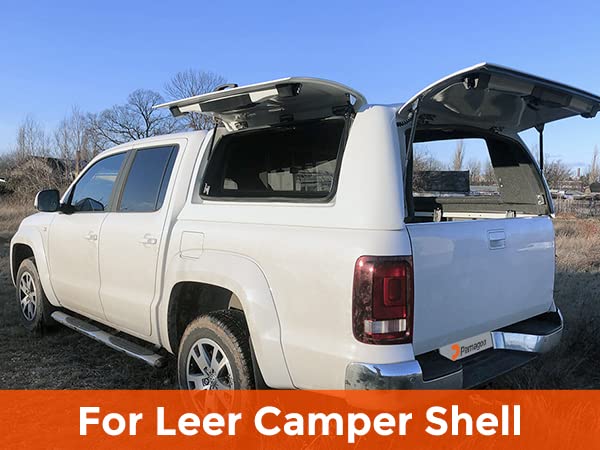 PAMAGOO lifestyle image of pickup with open topper demonstrating convenient access