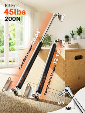 PAMAGOO mounting brackets and nuts arranged to show included hardware and easy installation