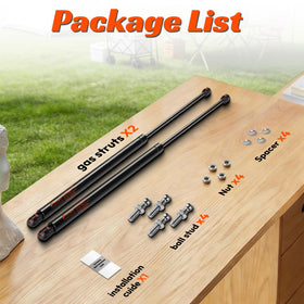 PAMAGOO package contents laid out with installation guide, makes DIY swap straightforward
