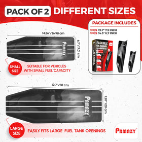 PAMAZY large funnel in use pouring oil with reduced spills benefit