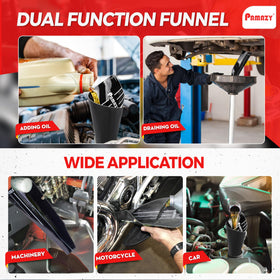 PAMAZY funnels in workshop lifestyle setting emphasizing versatility benefit