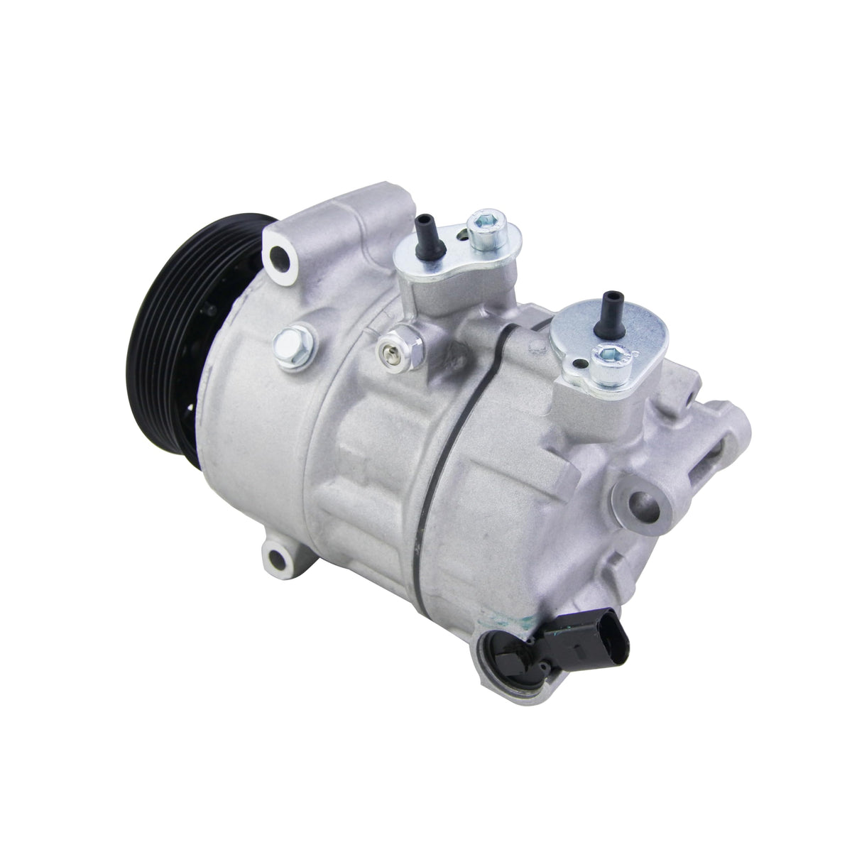 Pamolag front view of compressor assembly showing durable aluminum housing and reliable fit