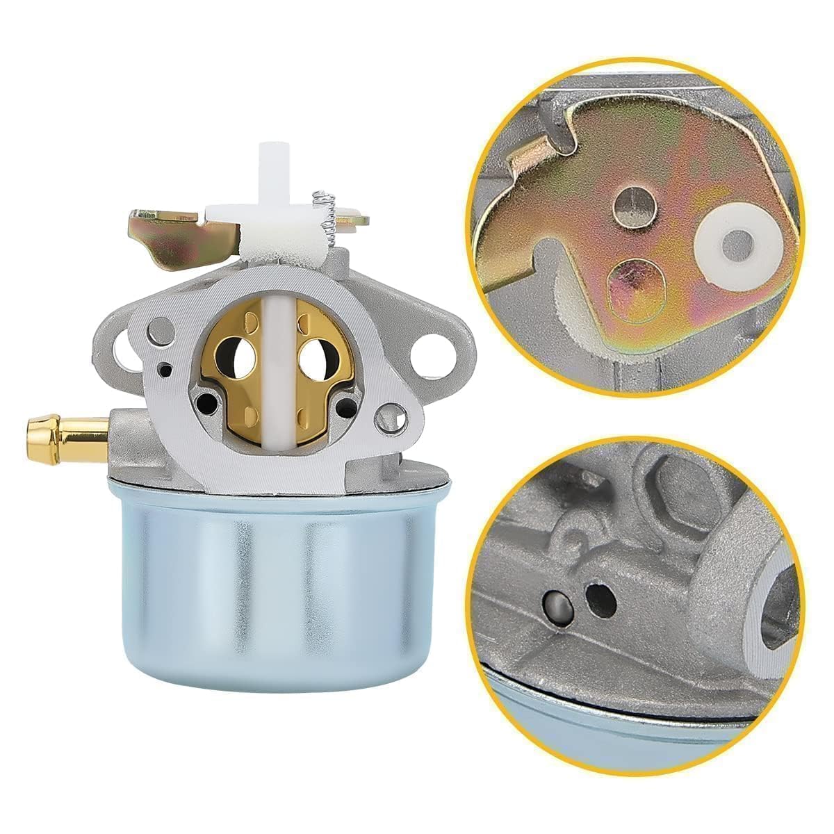 Panari anodized carburetor body texture indicating corrosion resistance