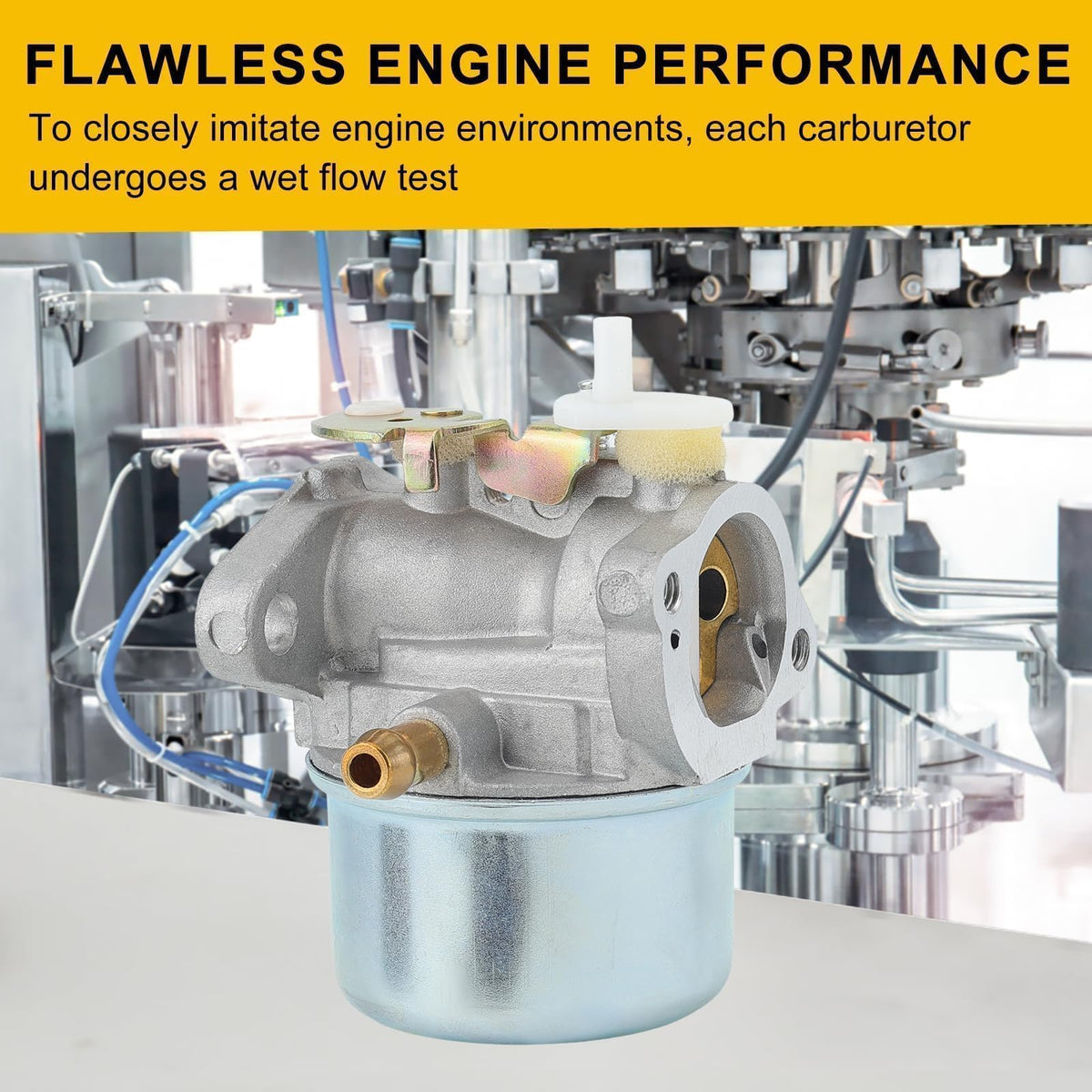 Panari carburetor installed on pressure washer illustrating restored performance