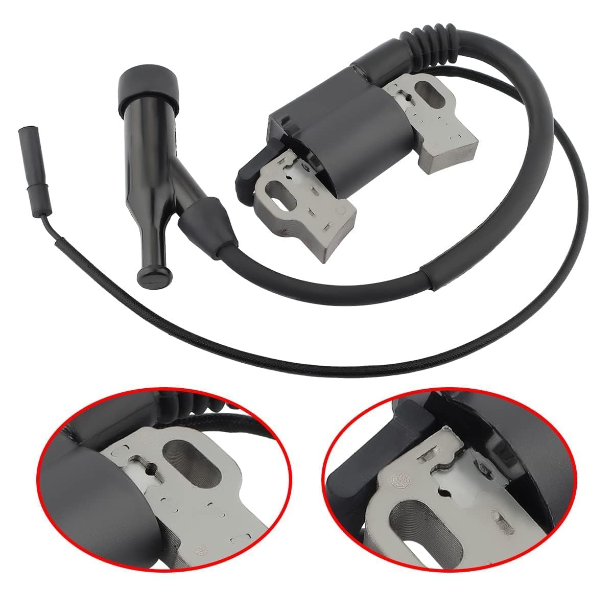 Panari kit with spark plug laid out to show included parts and easy installation