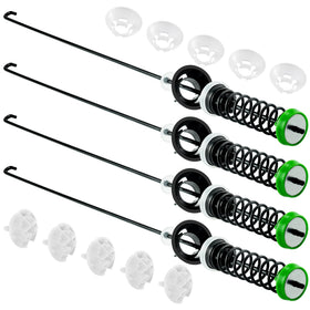PANDEELS front packaging showing full suspension rod kit and contents for quick identification