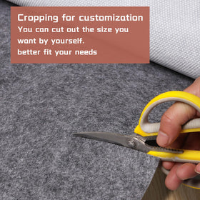 PANDOROOM PVC backing underside non-slip grip to prevent shifting