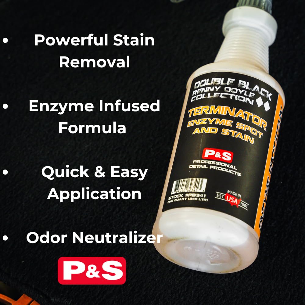 P & S Terminator spray nozzle close-up, ergonomic trigger for precise application benefit