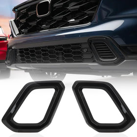 PanelCustom front view with glossy black trim enhancing CR-V curb appeal
