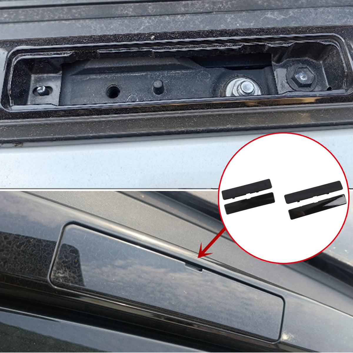 PanelCustom installed front rail end on RAV4 showing neat factory-like finish