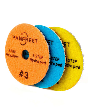 PANFREET close-up of resin and diamond mix for durable polishing