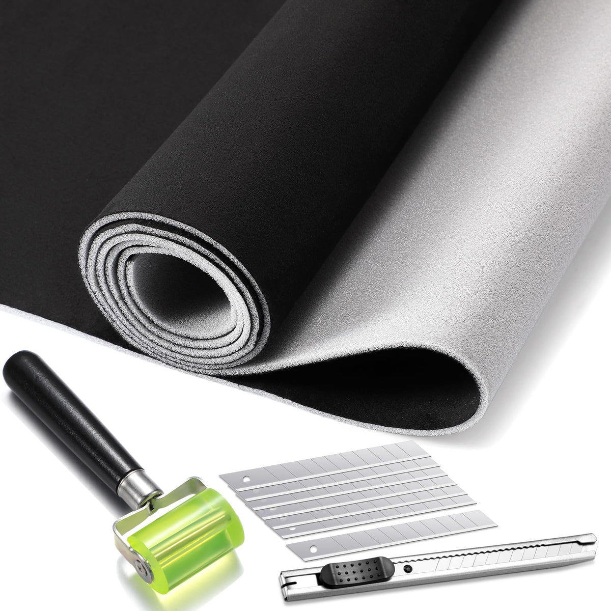 Pangda black headliner front packaging showing kit contents and benefits