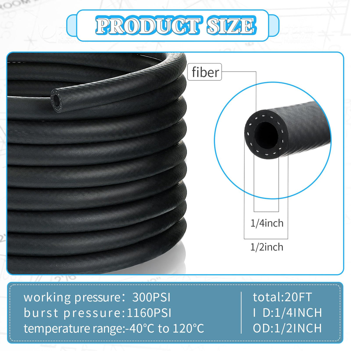 Pangda close-up of 1/4 inch inner diameter for proper fitting with benefits