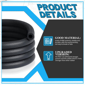Pangda hoses laid next to ruler for scale, displaying five inner-diameter sizes