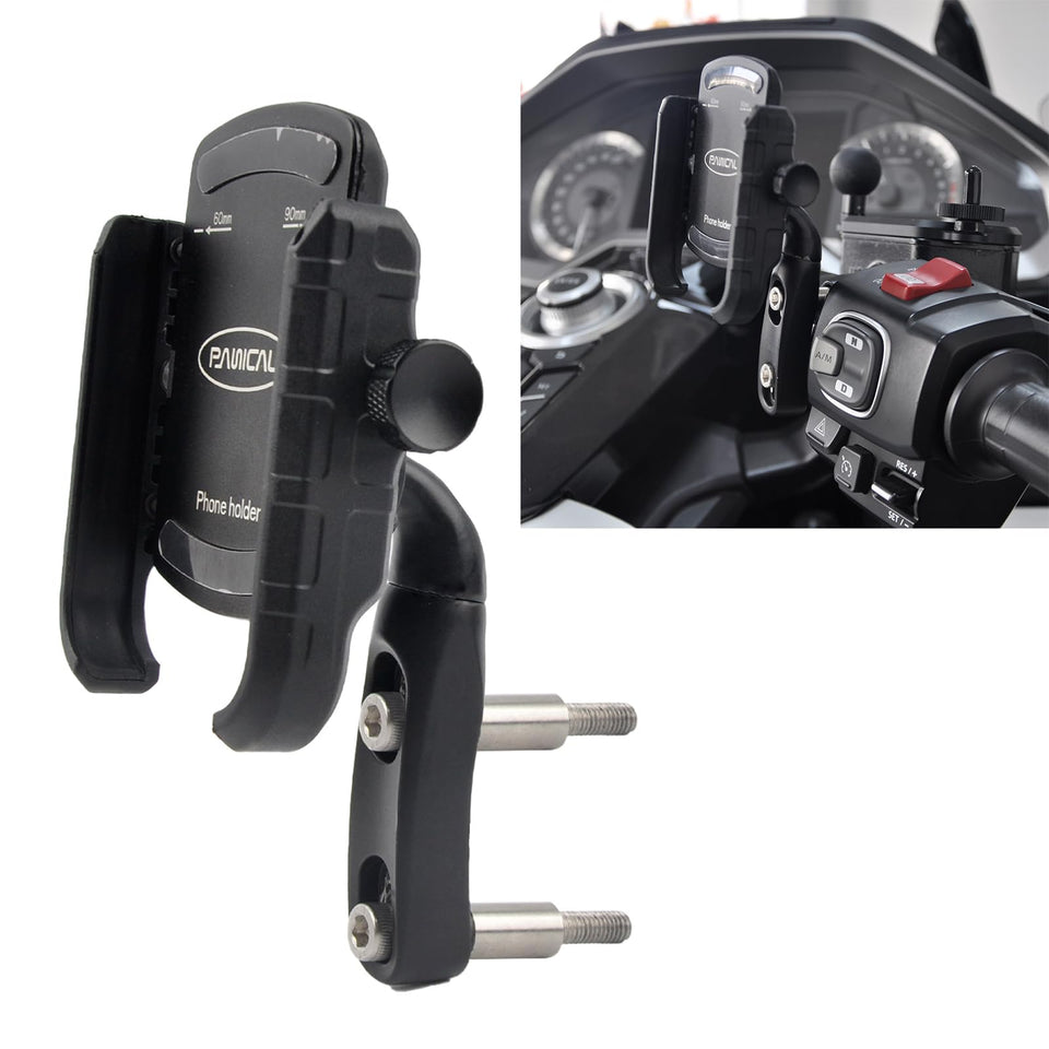 PANICAL front view of brake lever mount showing compact secure design
