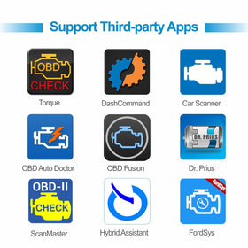 Panlong OBD2 in garage beside tools demonstrating DIY maintenance support
