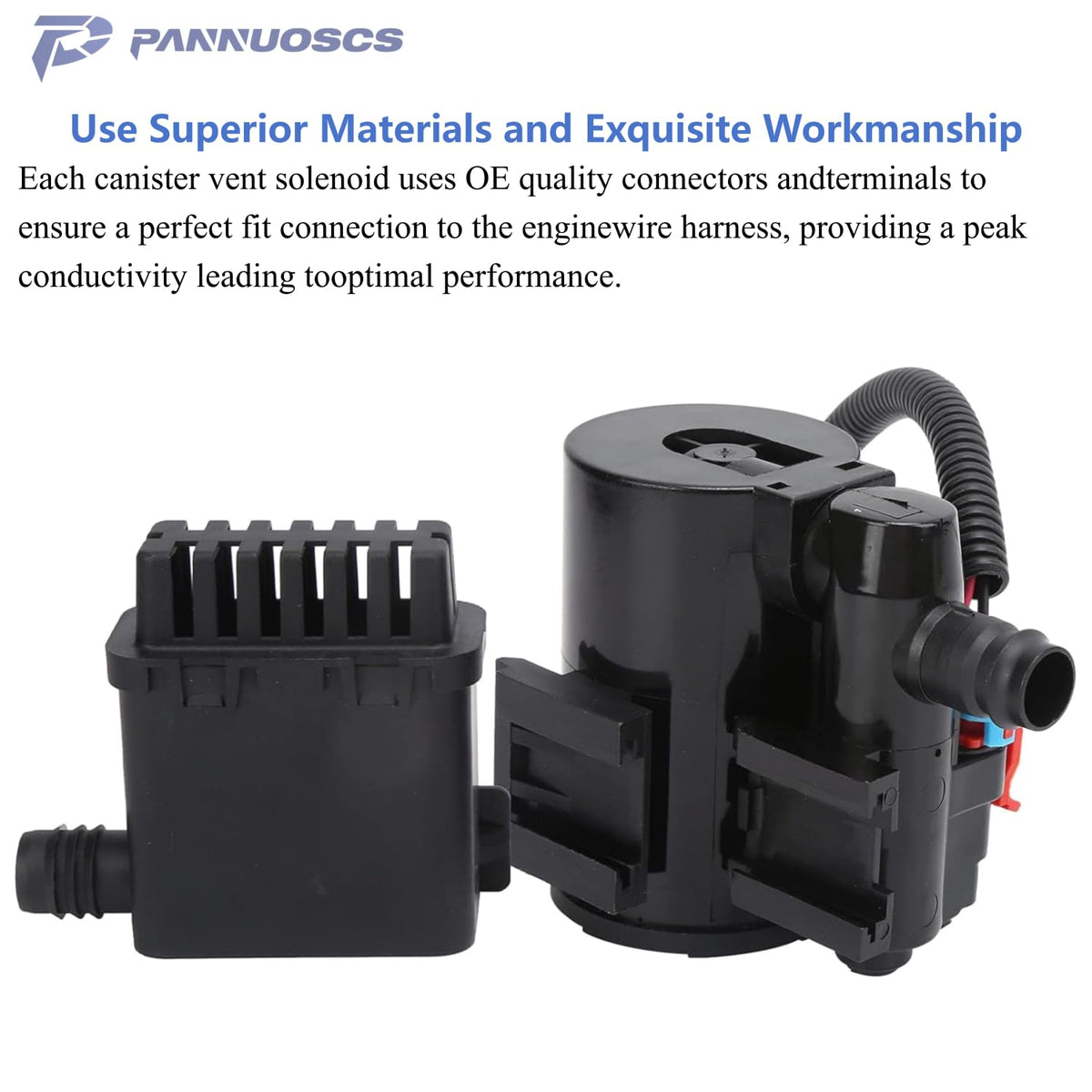 PANNUOSCS installed under hood in truck demonstrating proper placement and improved EVAP control