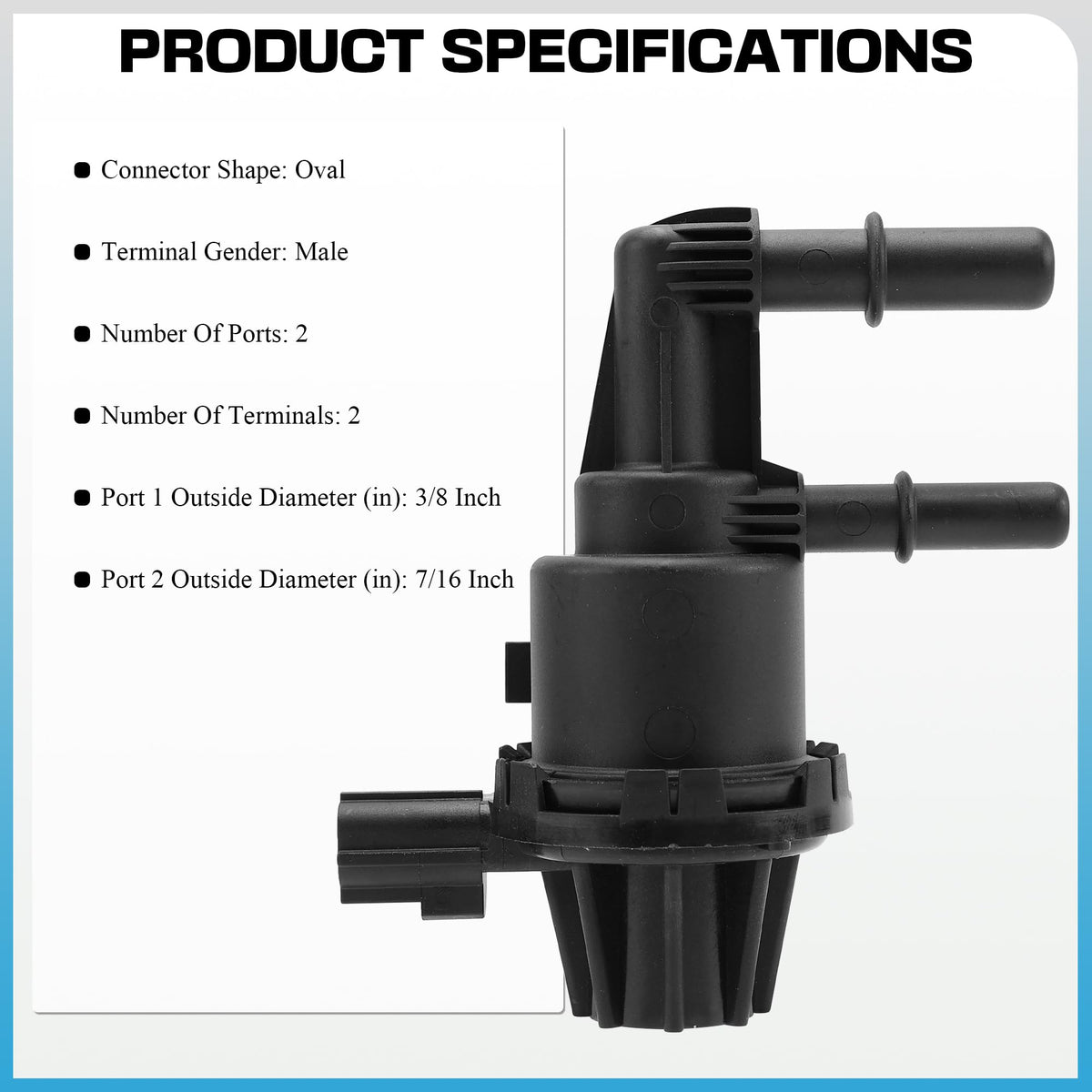 PANNUOSCS purge valve next to coin showing compact size advantage