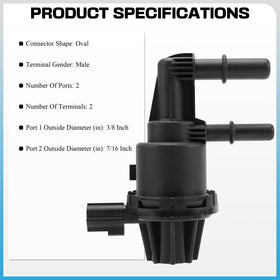 PANNUOSCS purge valve next to coin showing compact size advantage
