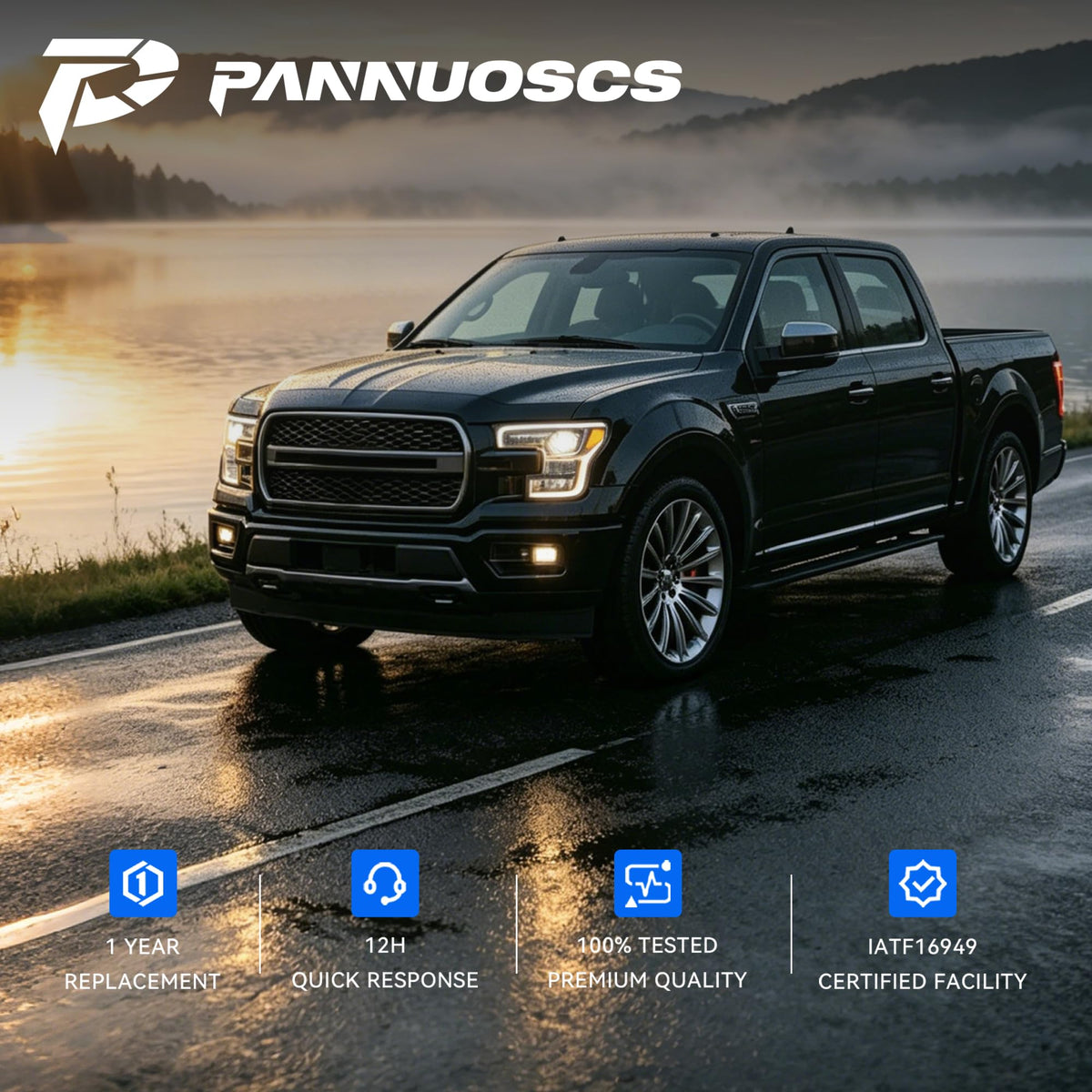 PANNUOSCS angled view of control buttons showing intuitive layout and improved usability
